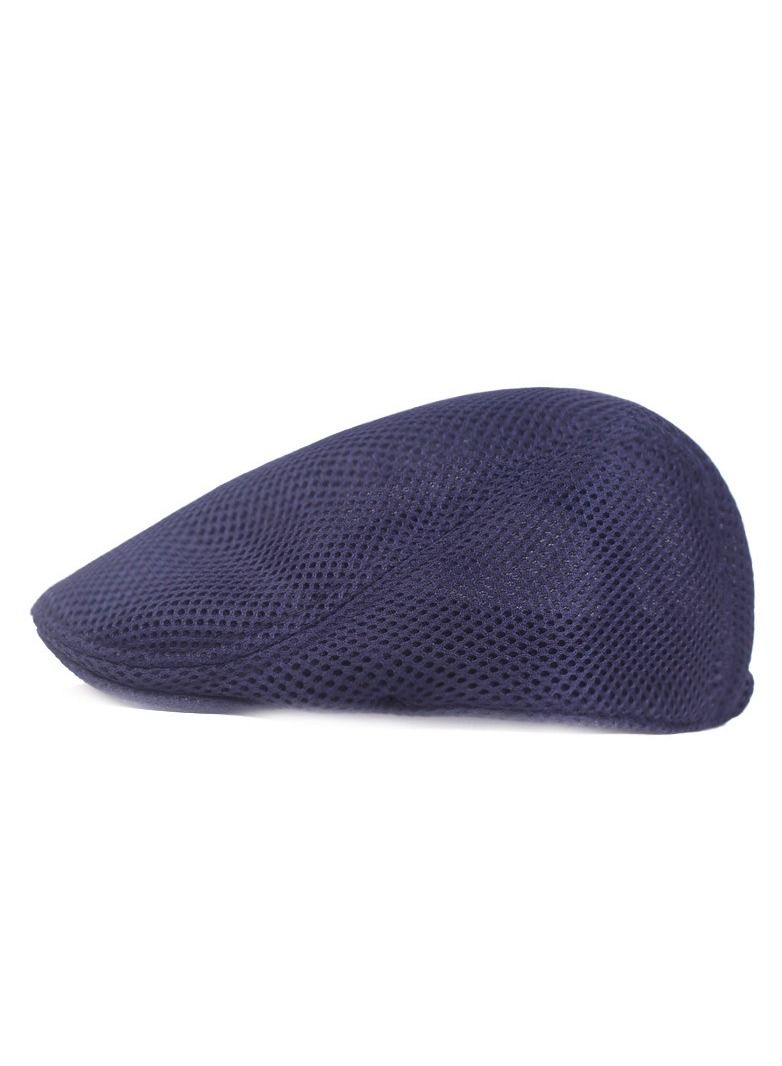 British Style Men's Solid Color Duck Tongue Frward Hat Navy Blue(56-58cm)