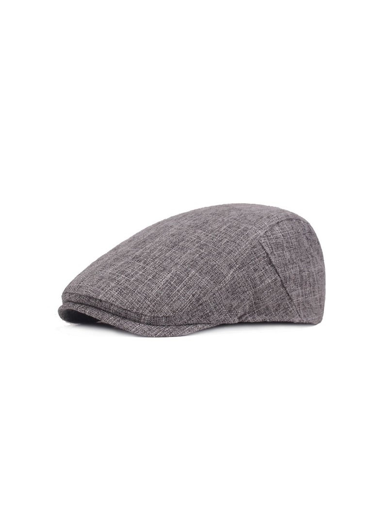 Men's Thin Beret Dark Grey