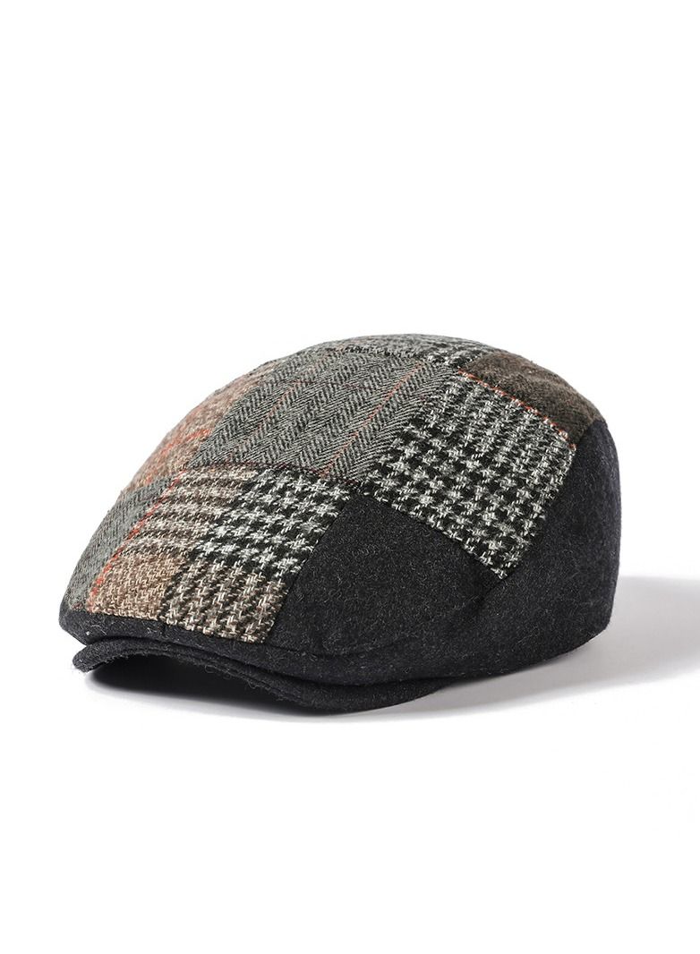 British Retro Beret Grey
