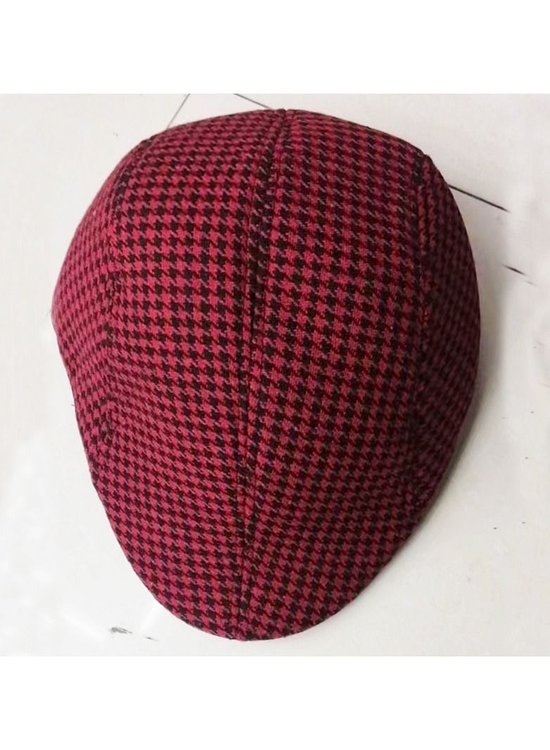 Men's Beret Paid Red