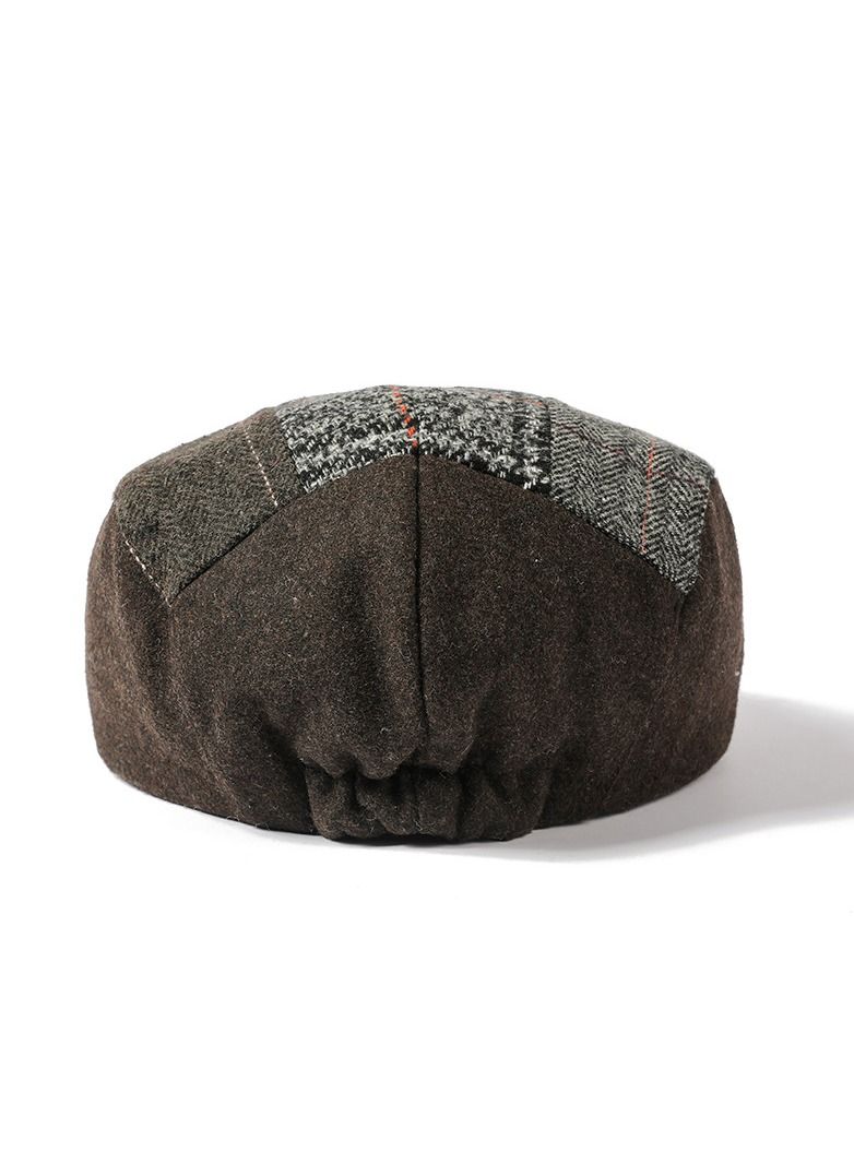 British Retro Beret Brown