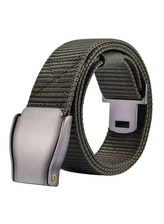 Nylon Belt Green/Silver