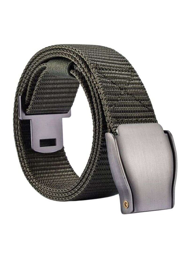 Nylon Belt Green/Silver