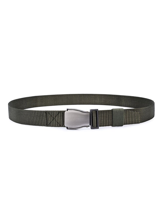 Nylon Belt Green/Silver