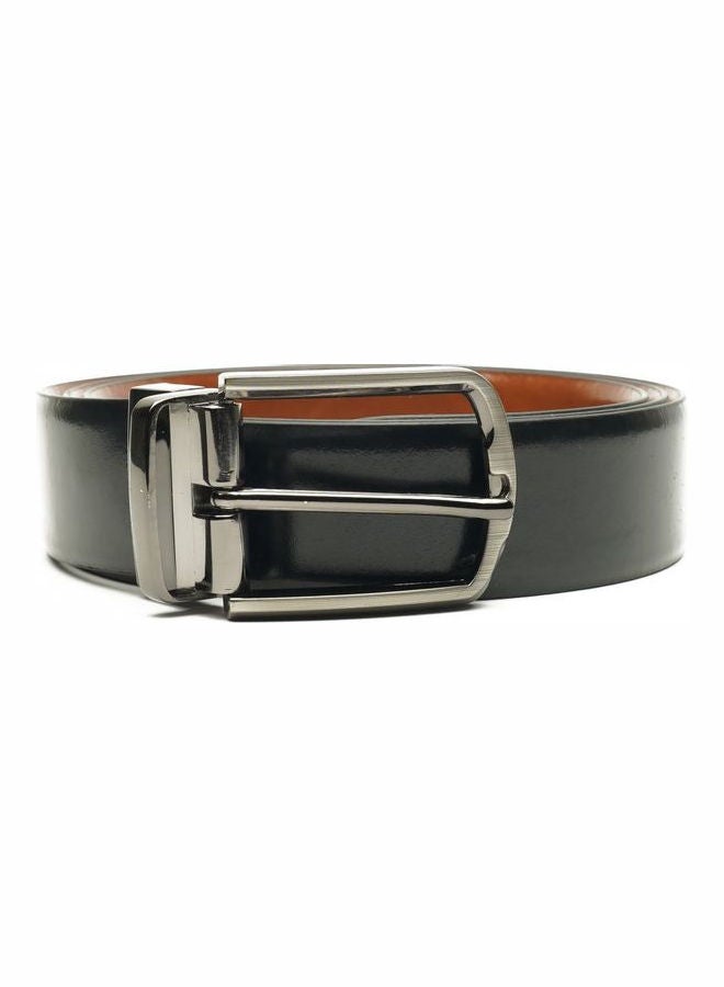 Reversible Genuine Leather Belt For Men Brown/Black