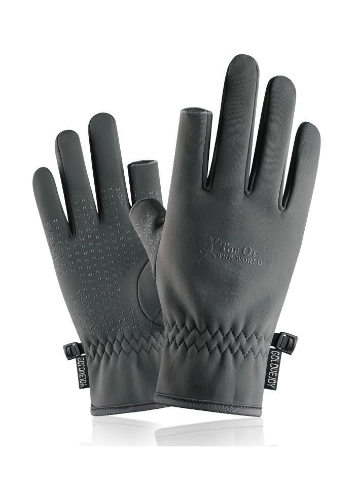 Suitable For Cycling In Winter Warm And Plush Gloves