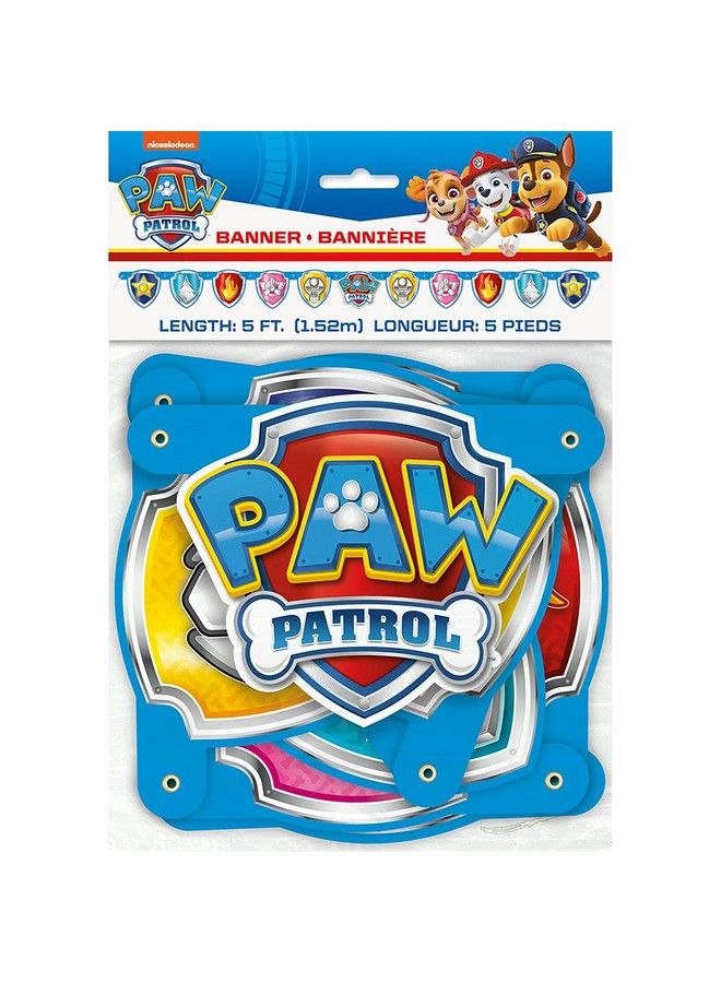 Paw Patrol Party Jointed Banner 6.5 Ft Multicolor