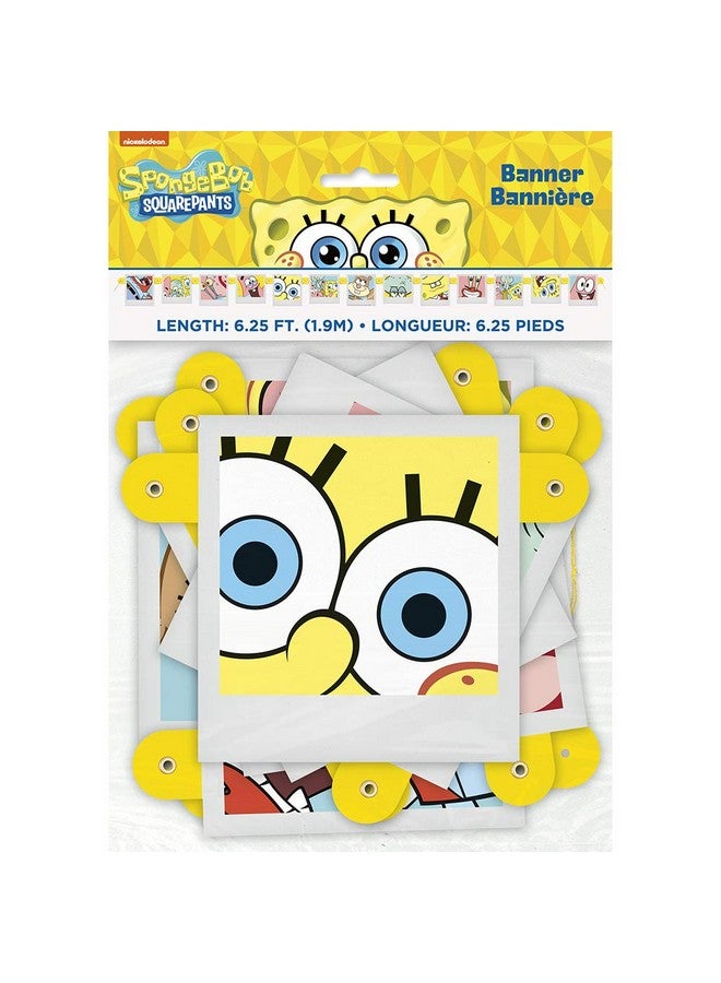 Spongebob Squarepants Jointed Banner 6.25 Ft ; Multicolor ; 1 Pc