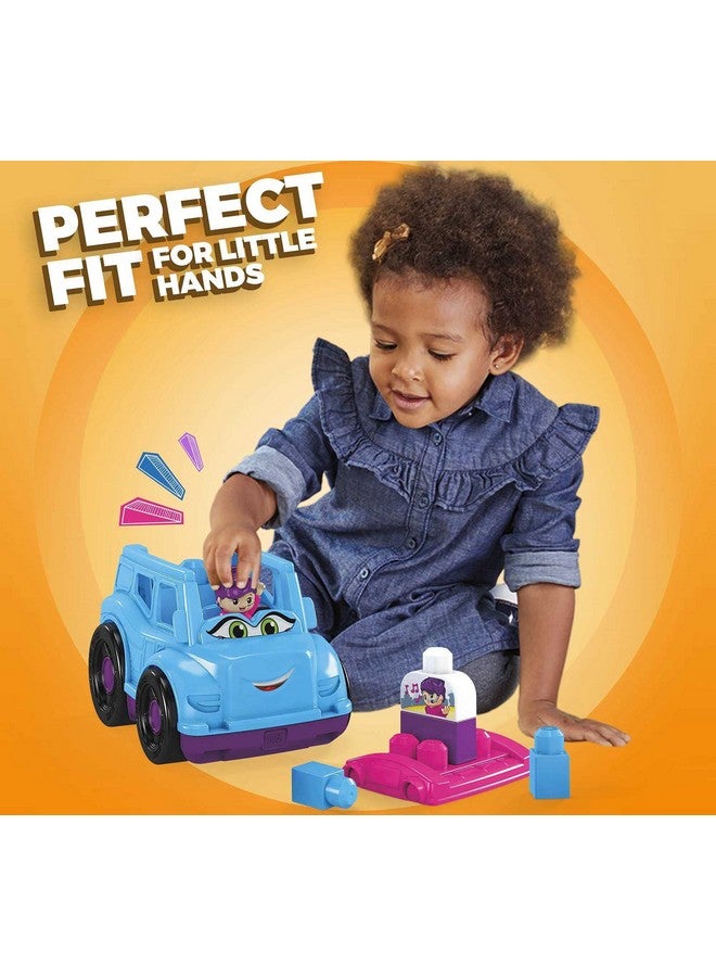 Bloks First Builders Tina Tour Bus With Big Building Blocks Building Toys For Toddlers (6 Pieces)