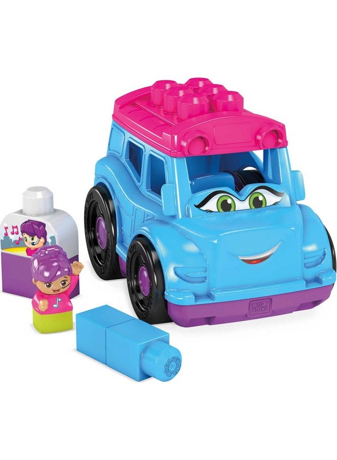 Bloks First Builders Tina Tour Bus With Big Building Blocks Building Toys For Toddlers (6 Pieces)