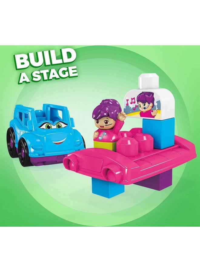 Bloks First Builders Tina Tour Bus With Big Building Blocks Building Toys For Toddlers (6 Pieces)