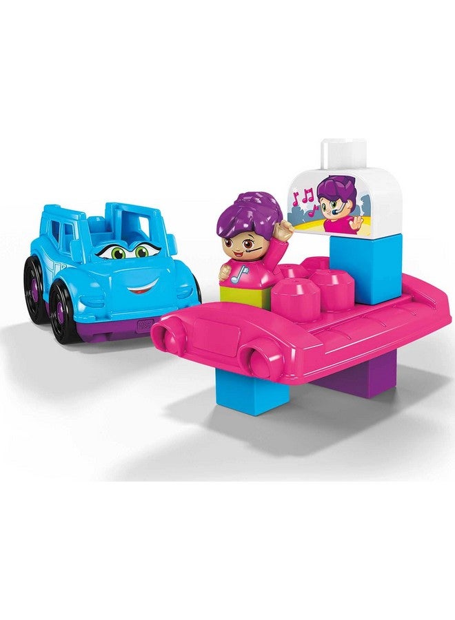 Bloks First Builders Tina Tour Bus With Big Building Blocks Building Toys For Toddlers (6 Pieces)