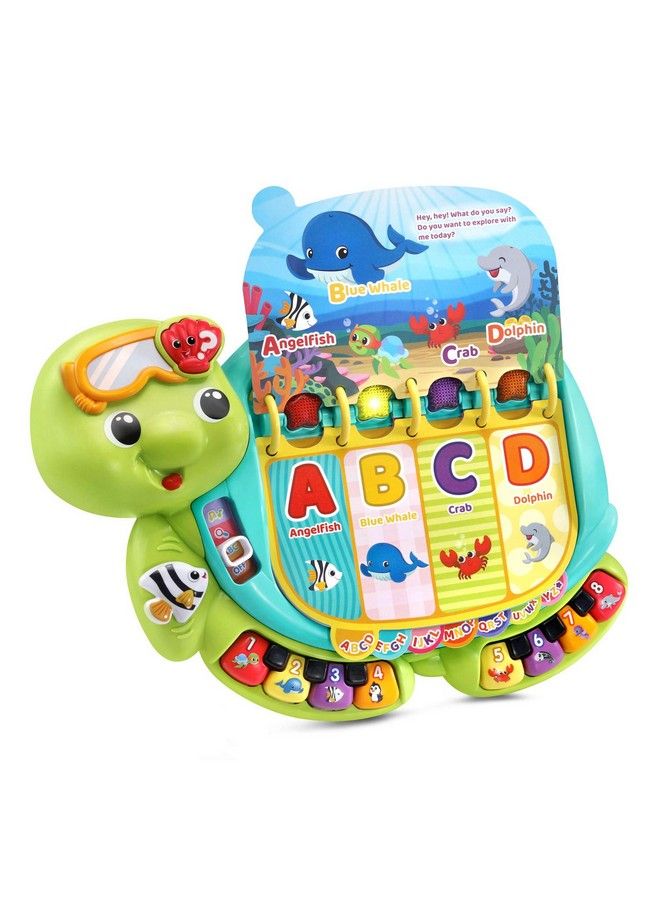 Touch And Teach Sea Turtle Interactive Learning Book Green
