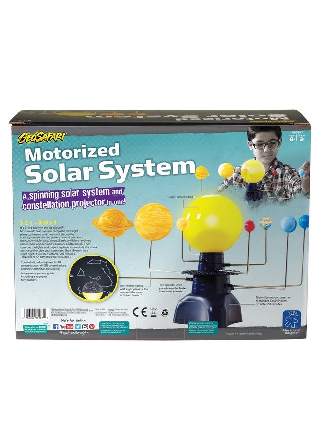 Geosafari Motorized Solar System Toy Stem Toy Solar System For Kids Gift For Boys & Girls Ages 8+