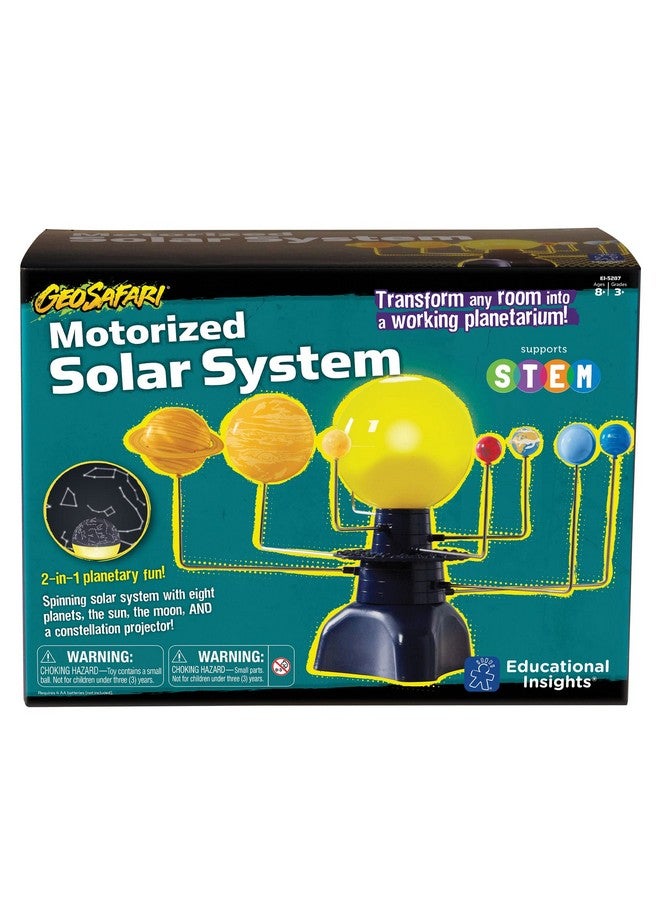 Geosafari Motorized Solar System Toy Stem Toy Solar System For Kids Gift For Boys & Girls Ages 8+