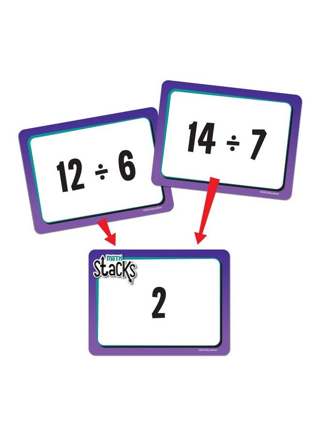 Math Stacks Multiplication & Division Game Grades 3 5