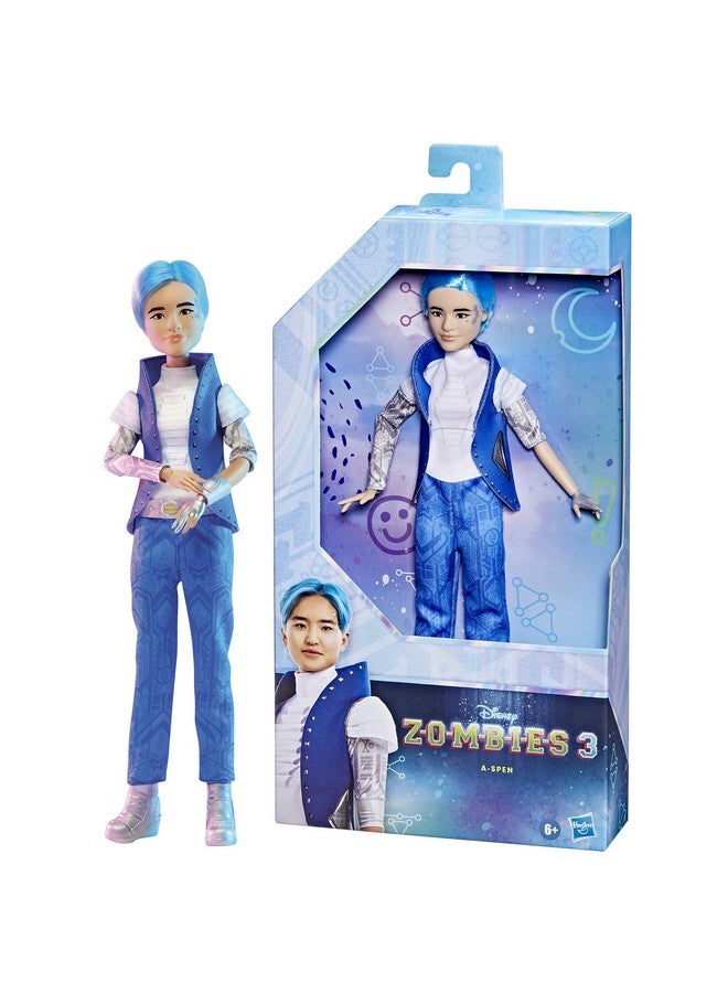 Zombies 3 A Spen Fashion Doll 12 Inch Doll With Blue Hair Alien Outfit Shoes And Accessories. Toy For Kids Ages 6 And Up