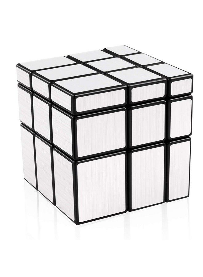 Shengshou Mirror Cube 3X3X3 Speed Cube 3X3 Mirror Blocks Cube Different Shapes Silver Cube 57Mm