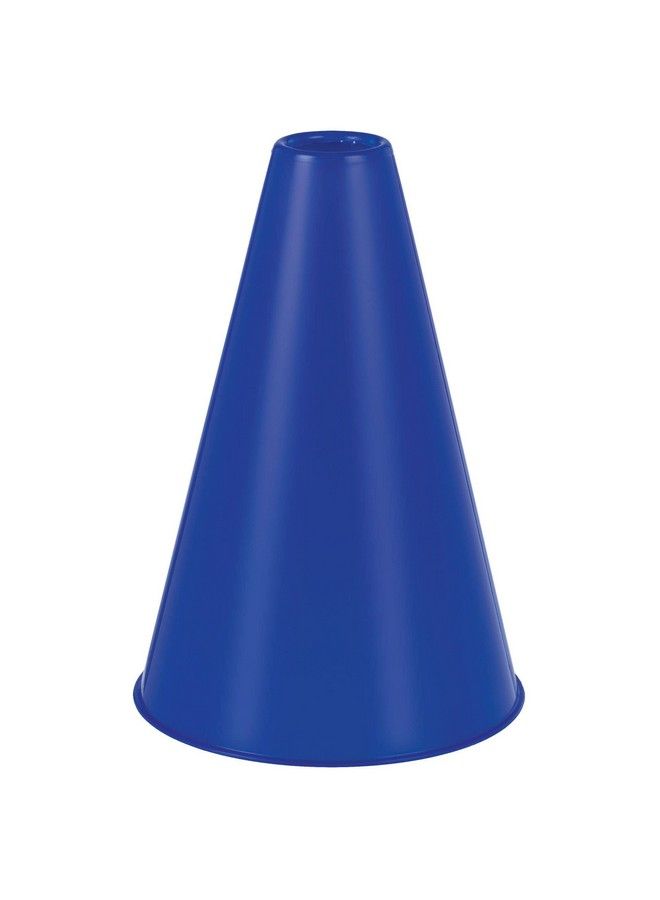 Blue Plastic Megaphone 8 1/4