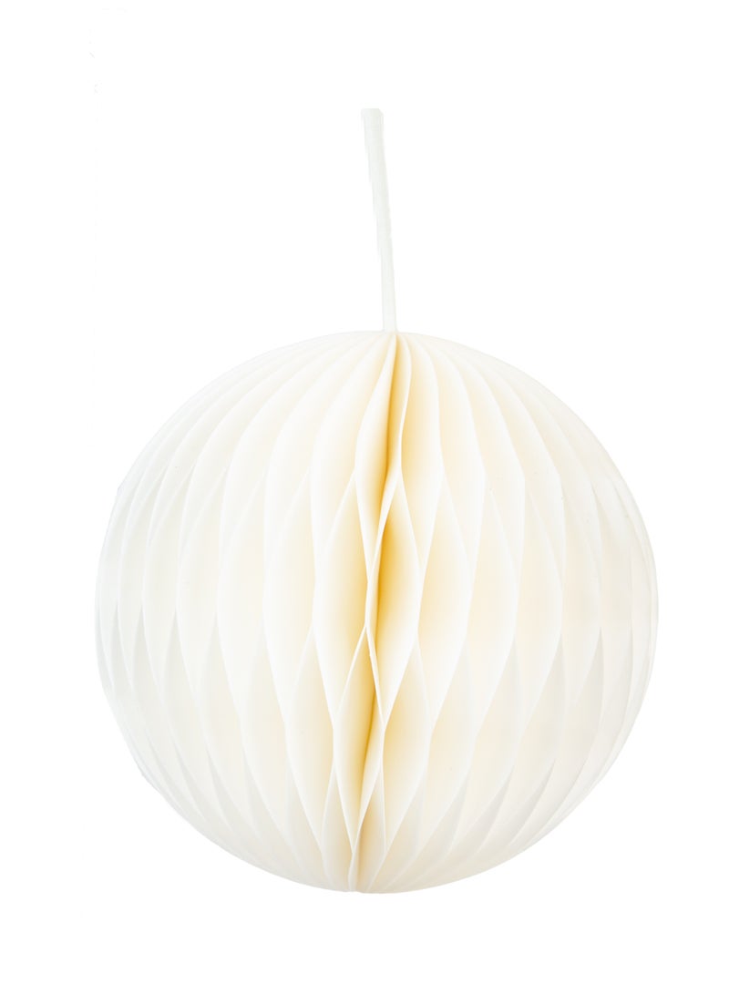 Easter White Card Honeycomb Ball Decoration Large
