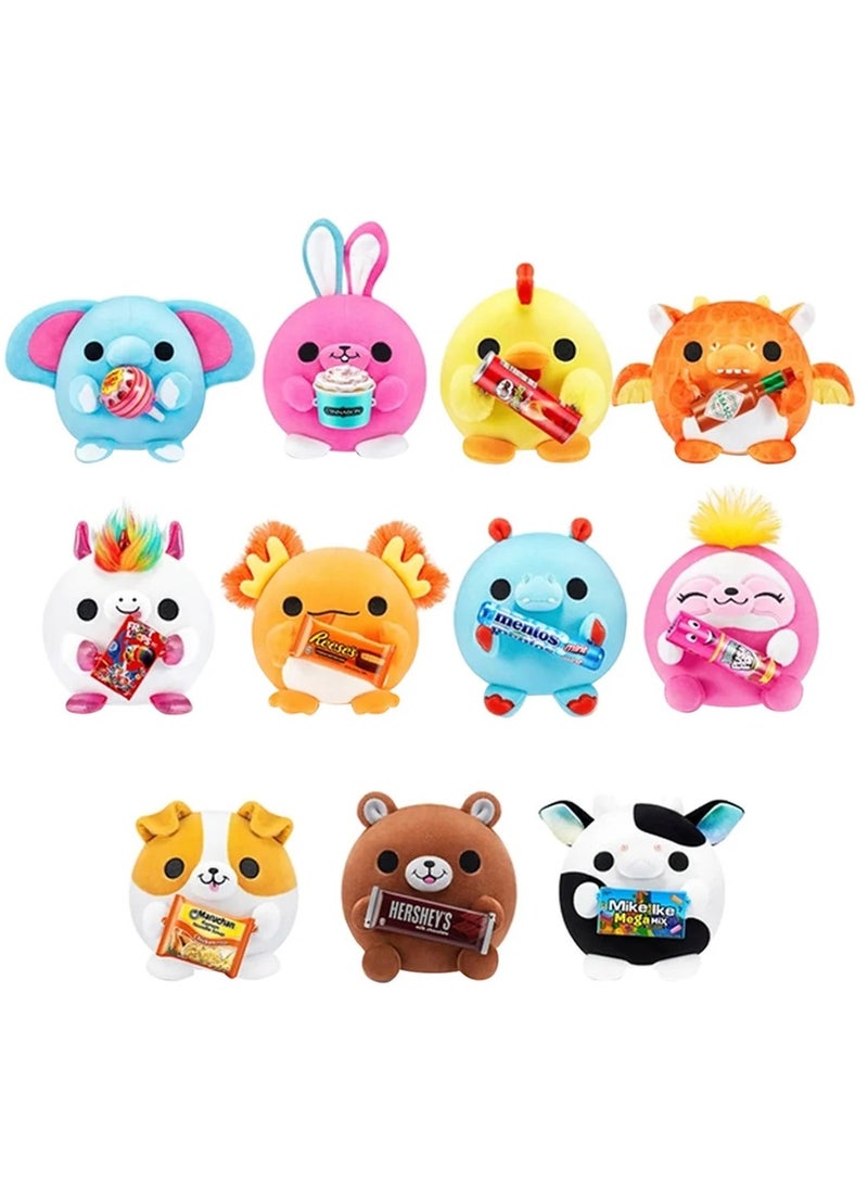 5 Surprise Snackles Mini Brands Small Plush Series 1 - Assorted / Character/ Style May Vary - 1 Piece Only