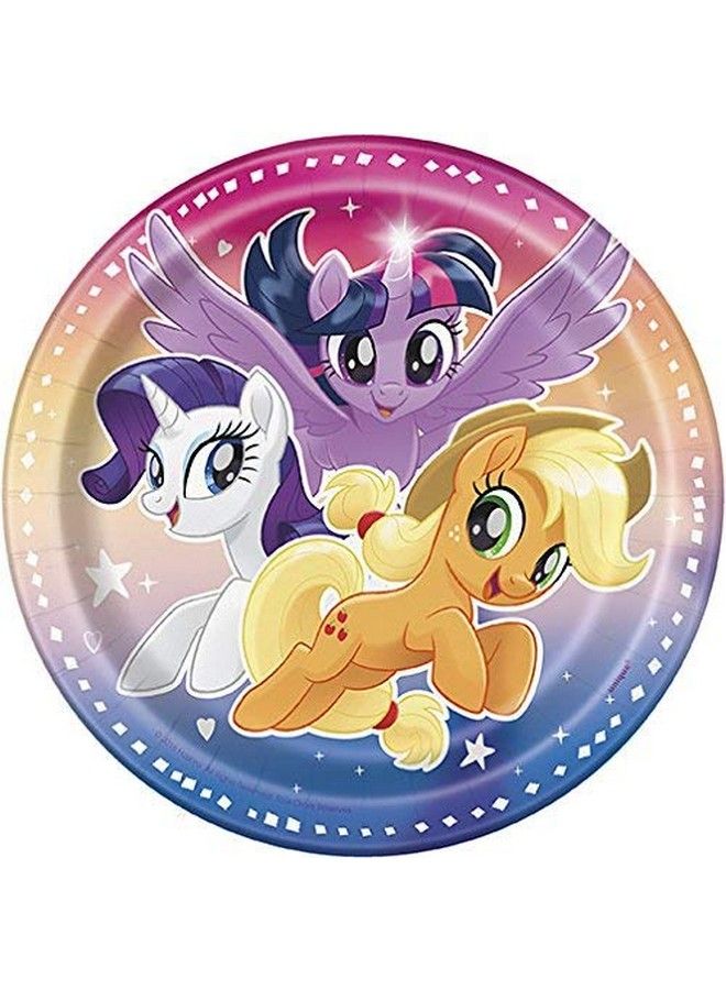 My Little Pony Birthday Supplies Bundle Pack Includes Dessert Plates Napkins Table Cover Happy Birthday Banner Bundle For 16