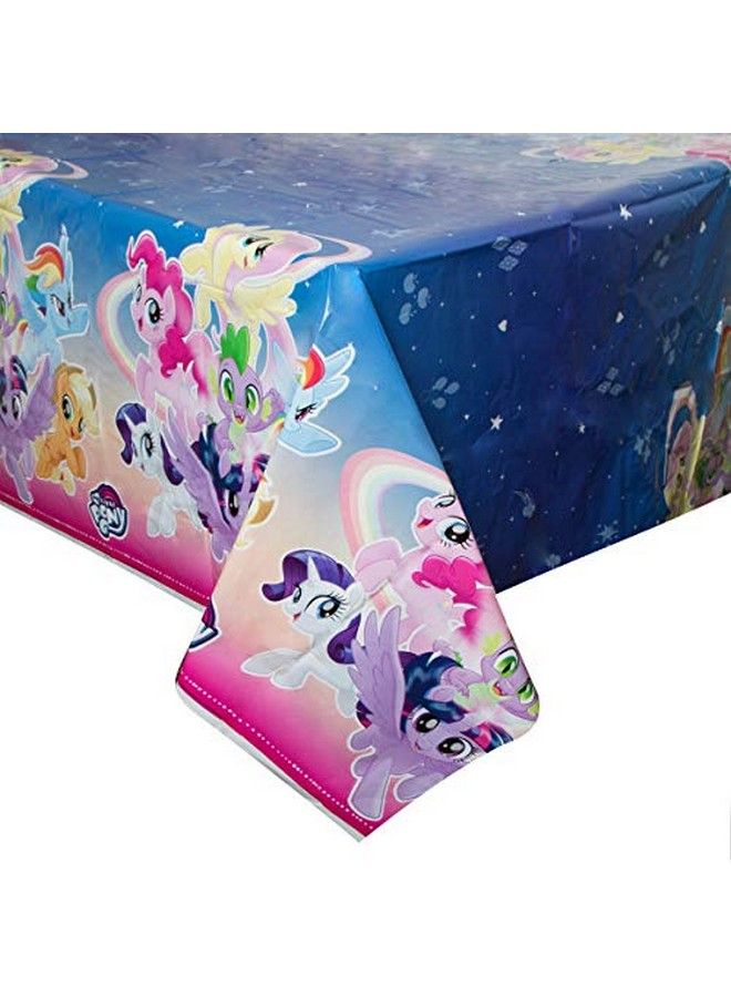 My Little Pony Birthday Supplies Bundle Pack Includes Dessert Plates Napkins Table Cover Happy Birthday Banner Bundle For 16