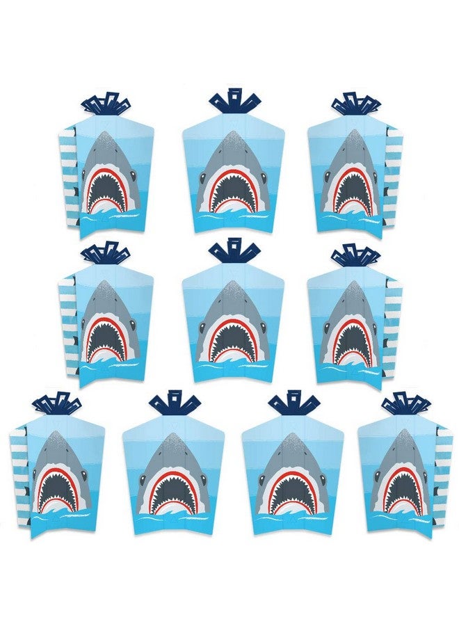 Shark Zone Table Decorations Jawsome Shark Party Or Birthday Party Fold And Flare Centerpieces 10 Count