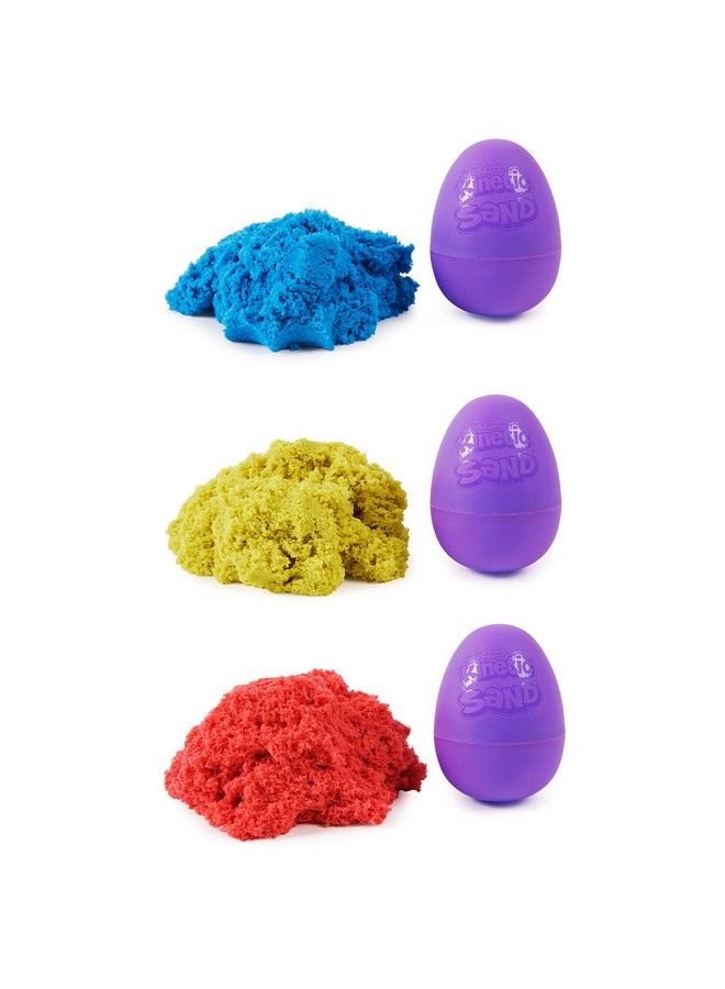 20 Pack Eggs With Red Yellow And Blue Play Sand Goodie Bag Toys Sensory Toys For Kids