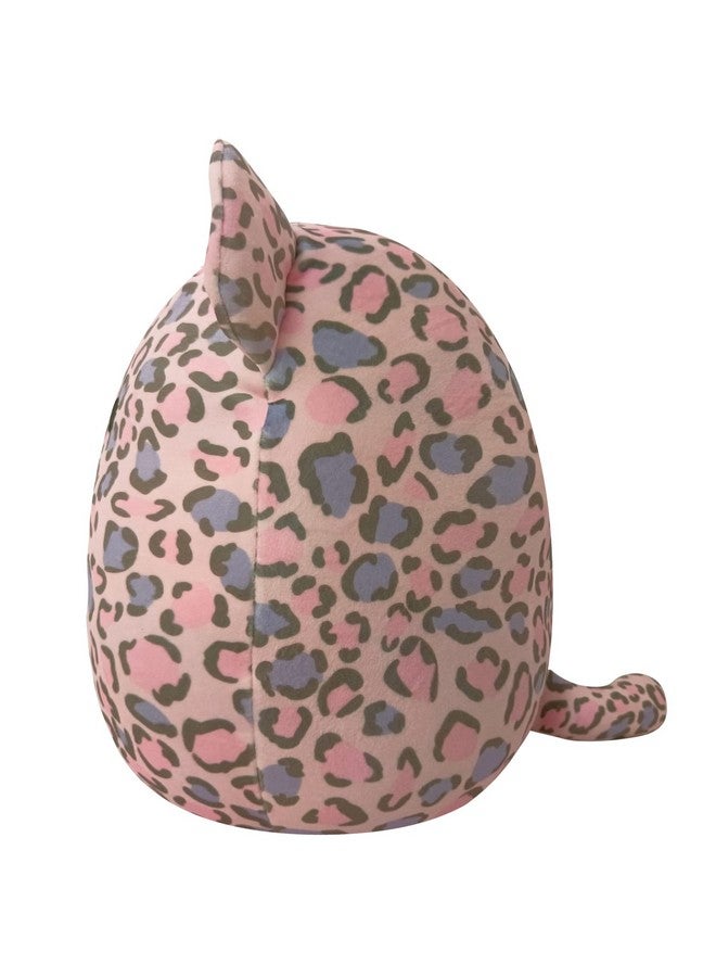 Original 12Inch Dallas Pink And Purple Leopard Mediumsized Ultrasoft Official Jazwares Plush