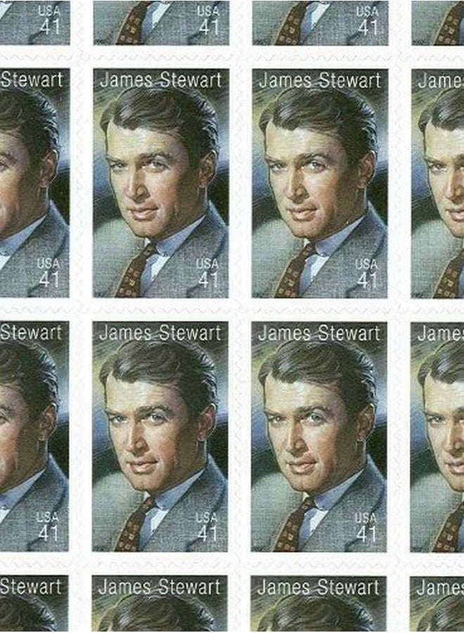 James (Jimmy) Stewart: Legends Of Hollywood Full Sheet Of 20 X 41 Cent Stamps Usa 2007 Scott 4197