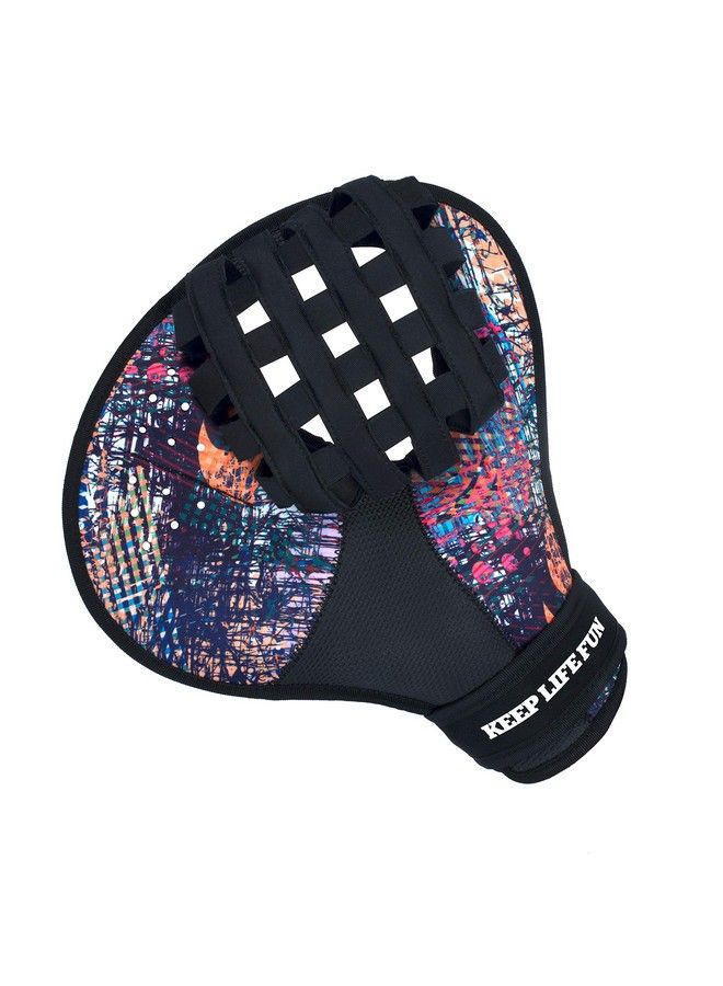 Water Pro Catch Glove & Pro Water Bouncing Ball Set Ball Catching Baseball Style Mitt For Swimming Pools & Beach Games Ambidextrous Design One Size Black/Multi Colour