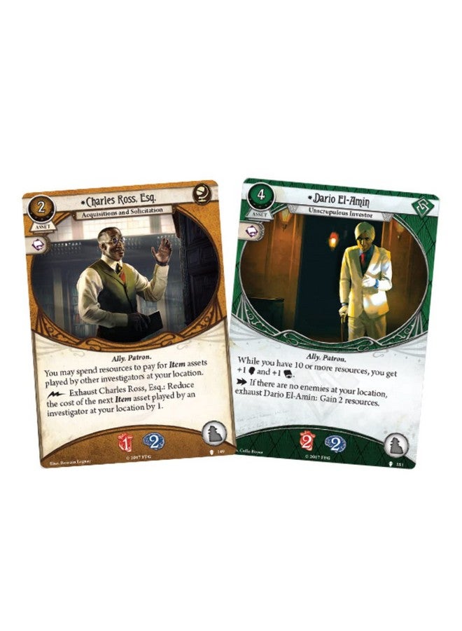 Arkham Horror The Card Game Unspeakable Oath Mythos Pack Unveil The Asylum'S Dark Secrets Cooperative Living Card Game Ages 14+ 1 4 Players 1 2 Hour Playtime Made By Fantasy Flight Games