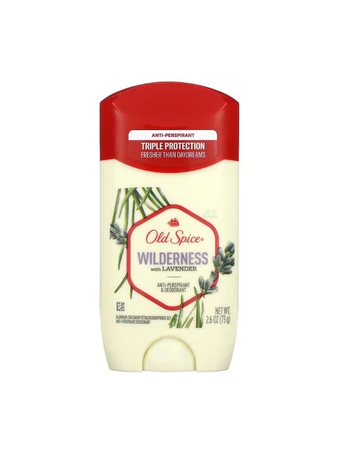 Anti Perspirant and Deodorant Wilderness with Lavender 2.6 oz 73 g