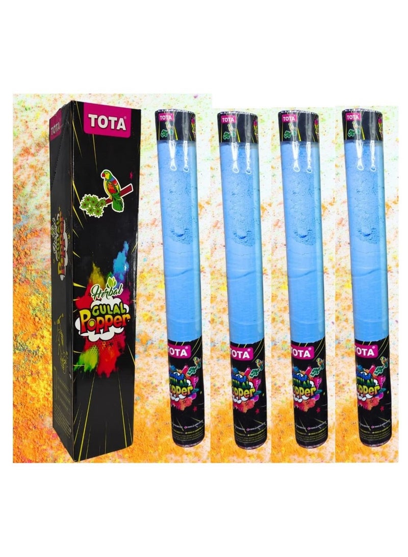 Pack of 4 tota herbal gulal popper Gulal