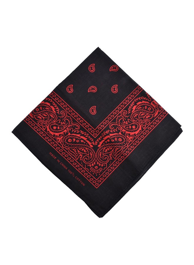 Retro Print Square Sacrf Black/Red