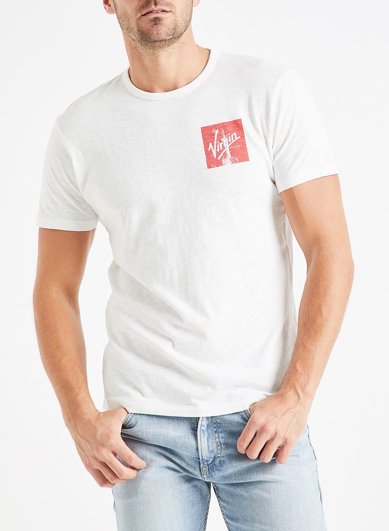 Virgin Records Short Sleeve T-Shirt White