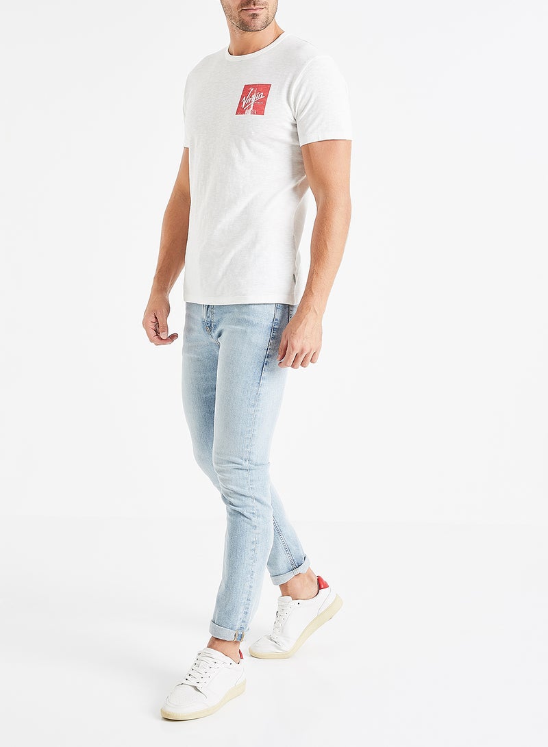 Virgin Records Short Sleeve T-Shirt White