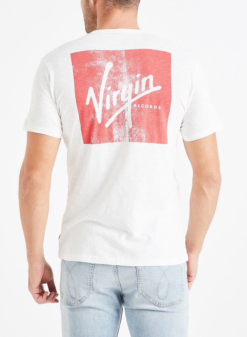 Virgin Records Short Sleeve T-Shirt White