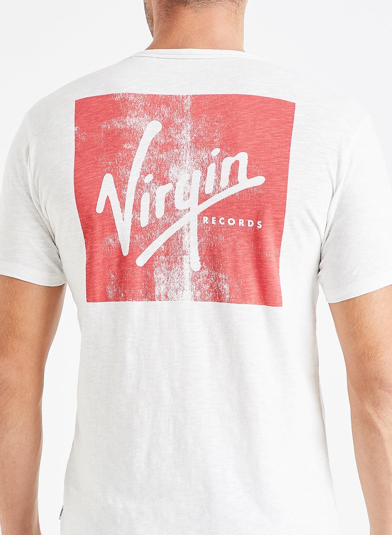 Virgin Records Short Sleeve T-Shirt White