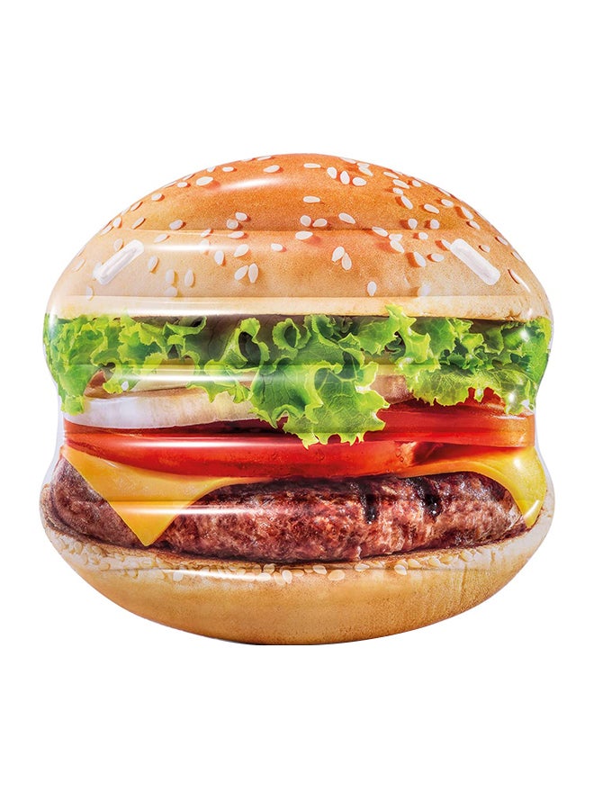 Juicy Inflatable Burger Island Pool Float 135x127x23cm