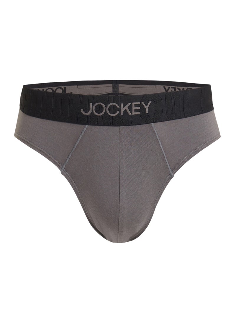 Cotton Briefs Grey