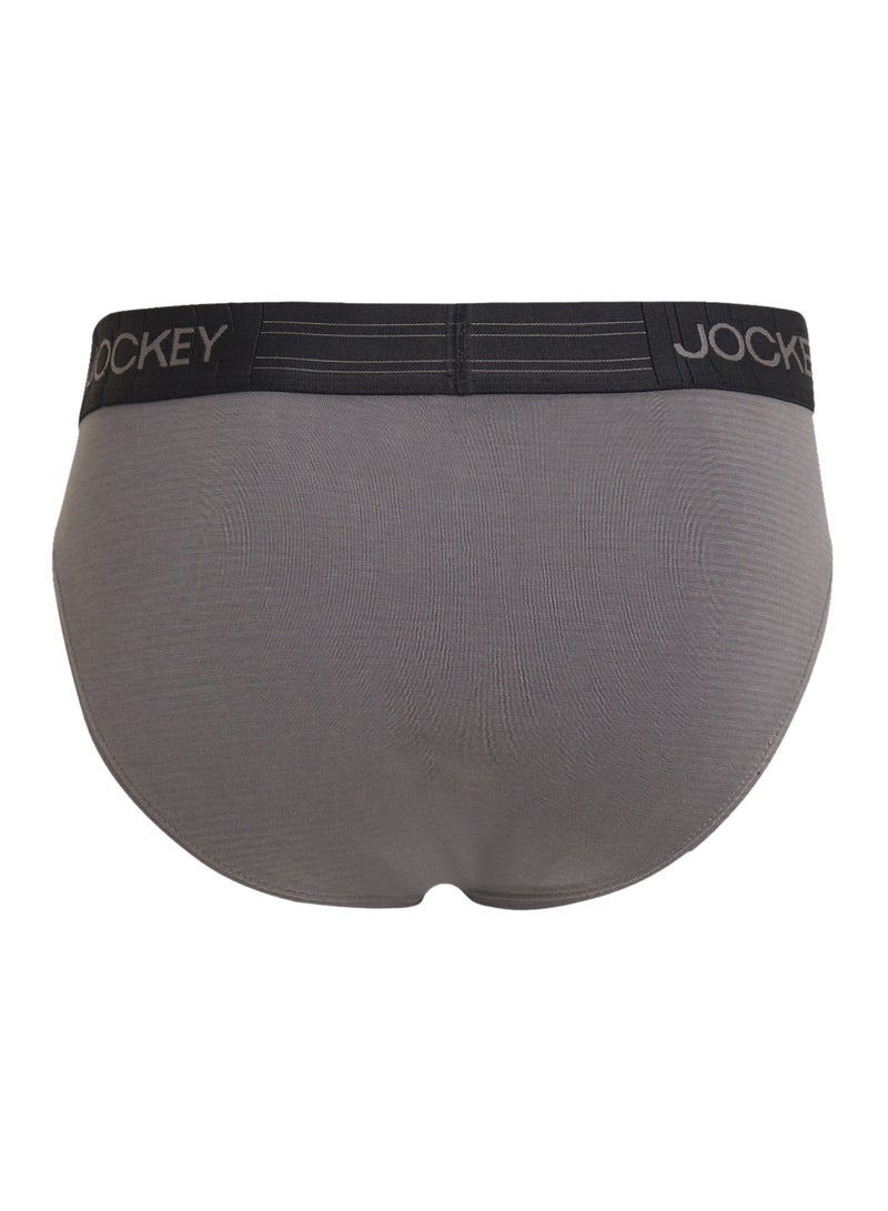 Cotton Briefs Grey