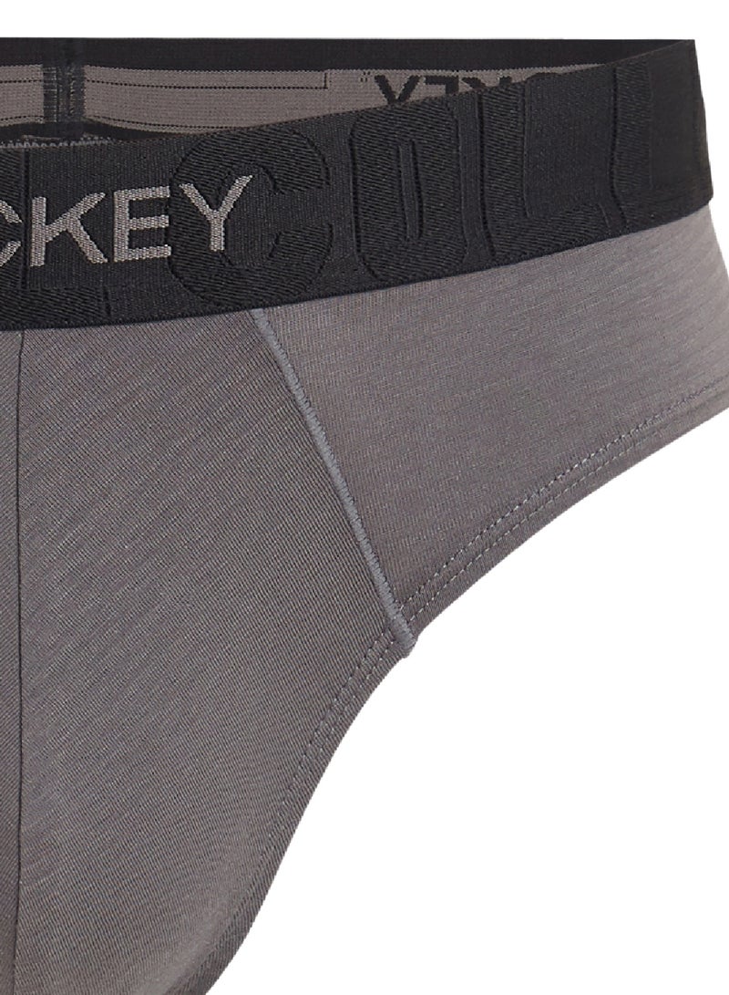 Cotton Briefs Grey