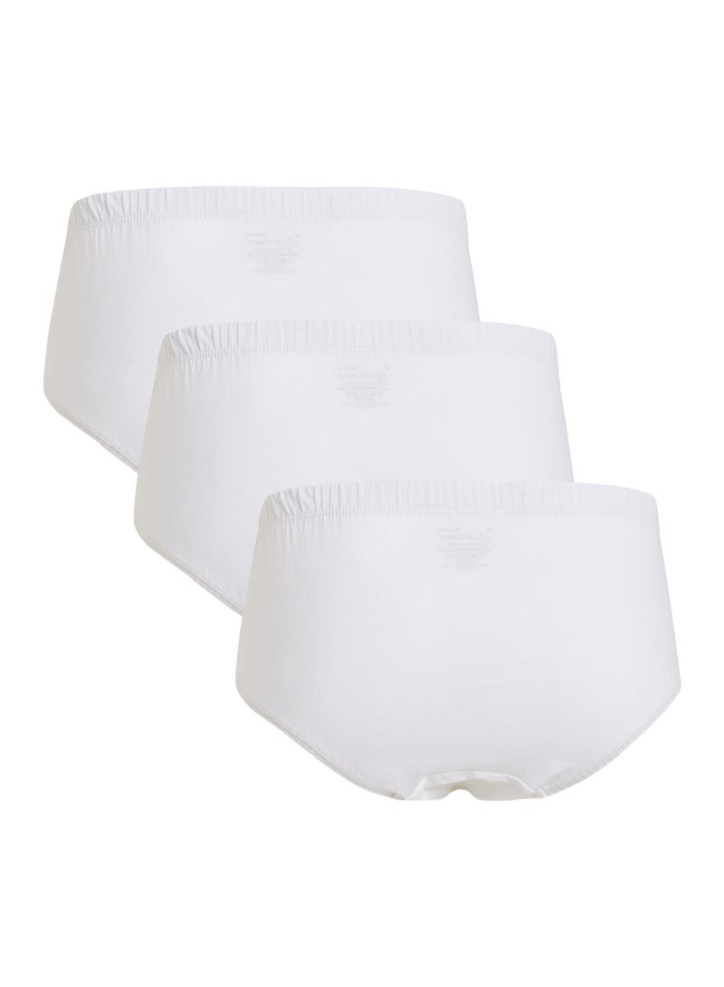 3 Pack Poco Briefs White