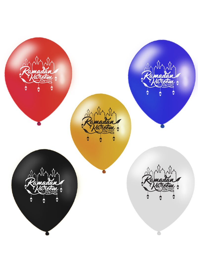 Eid Mubarak Decorate Your Home with Balloons - Eid Party Decorations - Eid Gifts for Family and Friends - Eid Latex Balloons - Perfect for Home, Parties and Giving