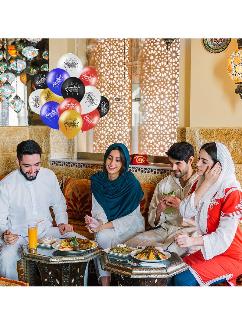 Eid Mubarak Decorate Your Home with Balloons - Eid Party Decorations - Eid Gifts for Family and Friends - Eid Latex Balloons - Perfect for Home, Parties and Giving