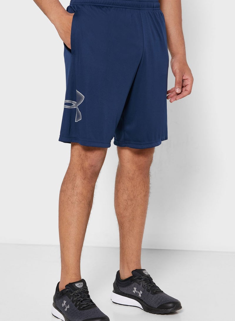 Tech Graphic Shorts Navy