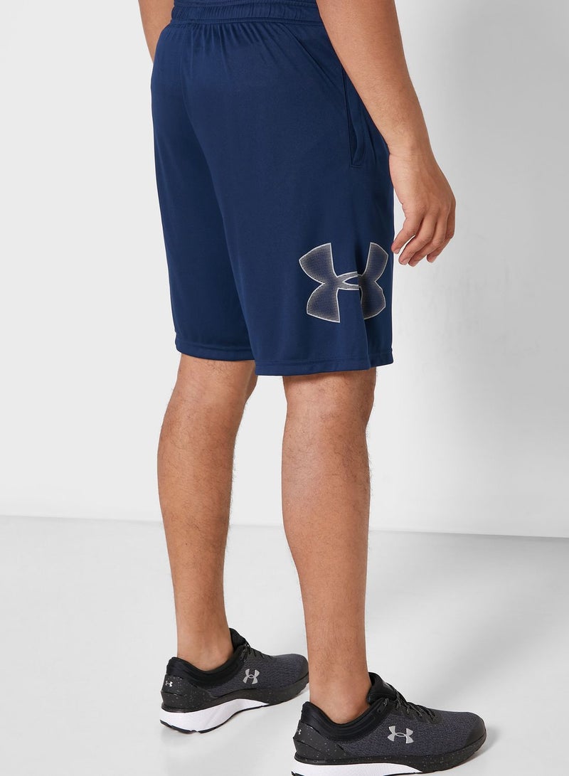 Tech Graphic Shorts Navy