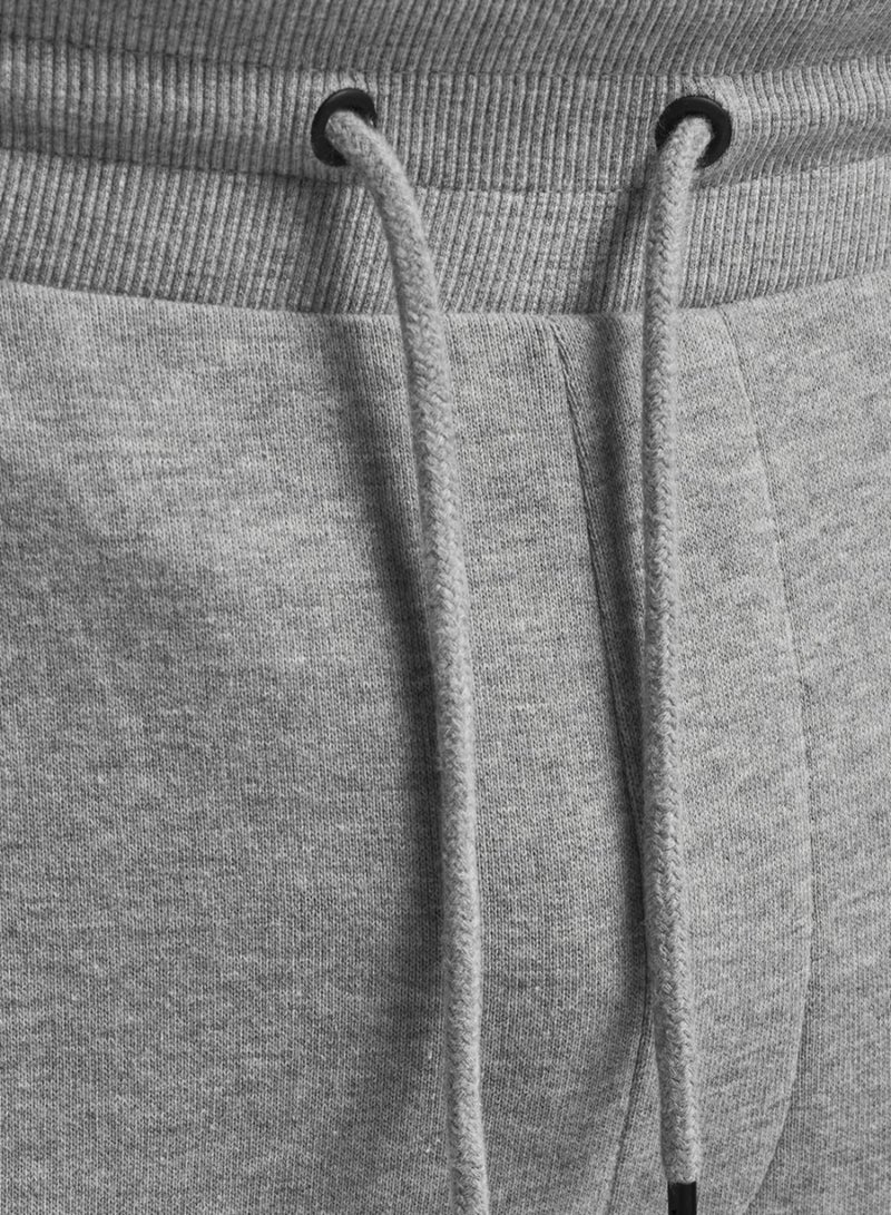 Casual Cuffed Sweatpants Grey